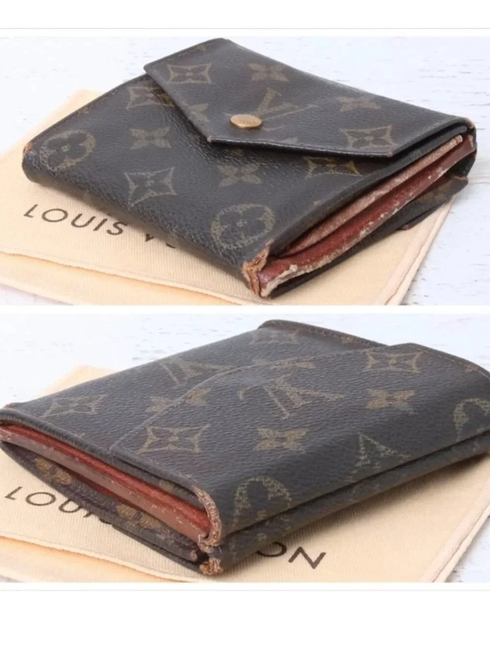 Louis Vuitton snap wallet Vintage